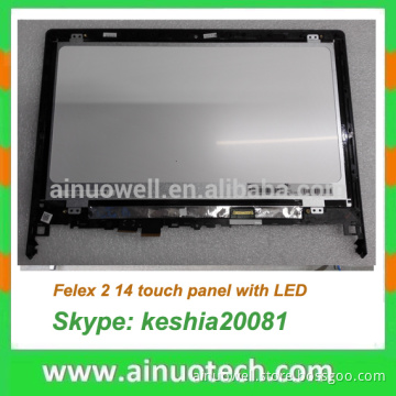 New original 14.0" laptop LED panel N140BGE -E33 for Lenovo flex 2 14 inch touch screen with led